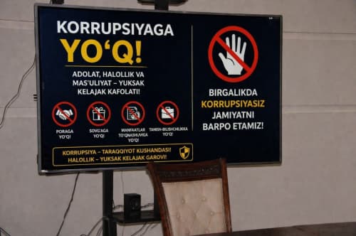 SUV XO‘JALIGI SOHASIDA KORRUPSIYAGA O‘RIN YO‘Q!