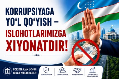 Suv xo‘jaligi korrupsiyadan xoli sohaga aylanadi 