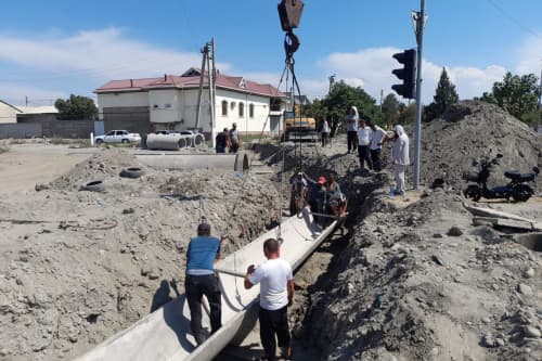 O‘ZBEKISTON TUMANIDA 150 GEKTAR MAYDONNING SUV TA’MINOTI YAXSHILANADI