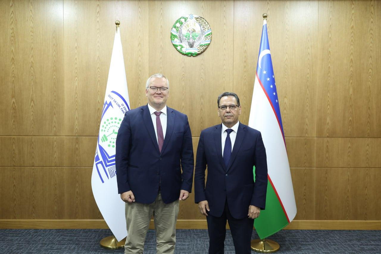 The Minister met with the Project Coordinator of the Organization for Security and Cooperation in Europe (OSCE) in Uzbekistan