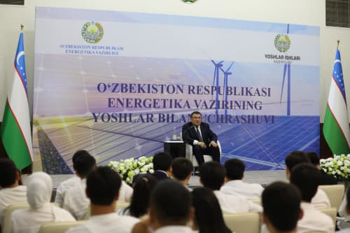 Bugun, 24-iyun kuni O‘zbekiston Respublikasi Energetika vaziri Jo‘rabek Mirzamahmudovning yoshlar bilan uchrashuvi bo‘lib o‘tdi.