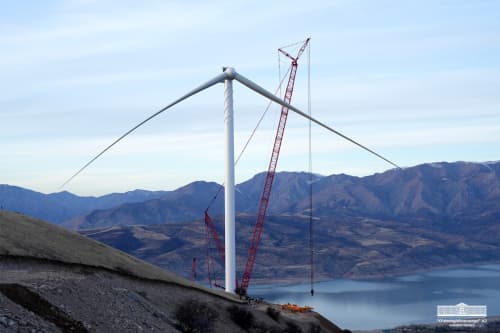 Bo‘stonliq tumanida 20 MVt quvvatli shamol elektr stansiyasi qurilmoqda