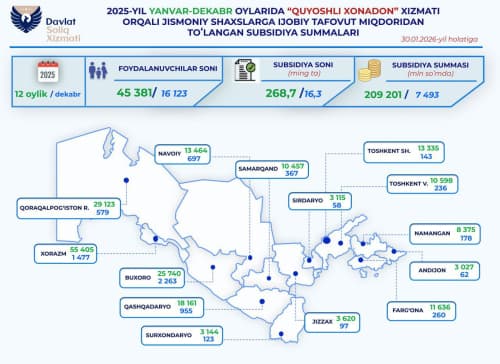 Установившим солнечные панели выдано более 209 млрд сумов субсидии