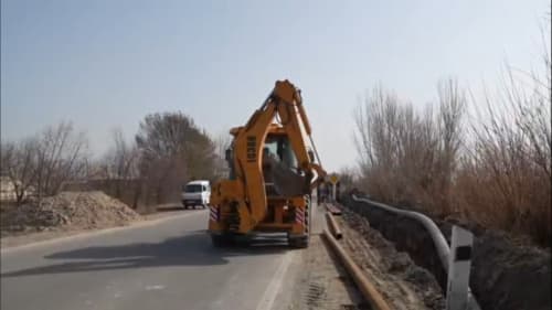 Бухоро вилоятининг Вобкент туманида мавжуд ер ости газ қувурлари ўрнига ер усти газ қувурлари тортилмоқда