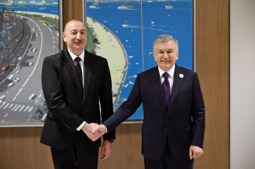 Oʻzbekiston va Ozarbayjon yetakchilari oliy darajadagi kelishuvlarni amalga oshirish masalalarini muhokama qildilar