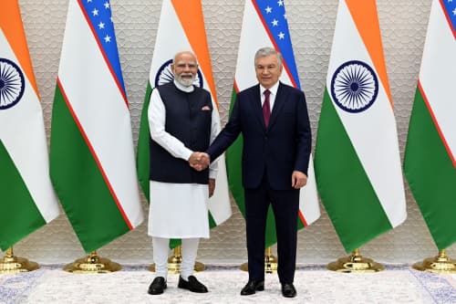Prime Minister of India accorded an official welcome