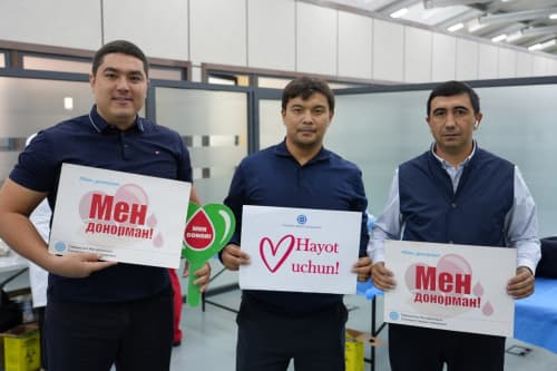 Energetika vazirligida “Men donorman” aksiyasi ötkazildi