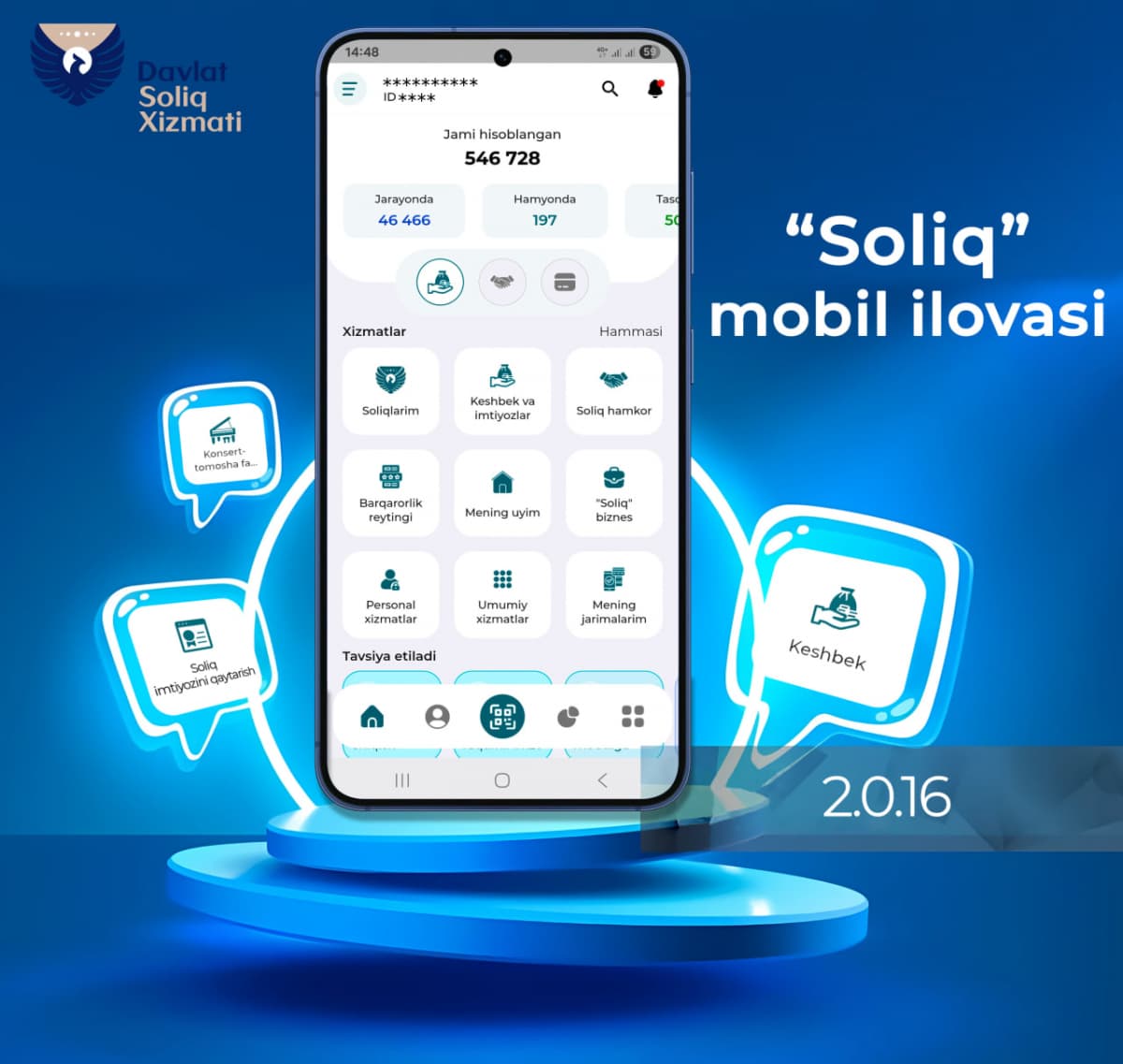 Soliq ilovasi yangilandi