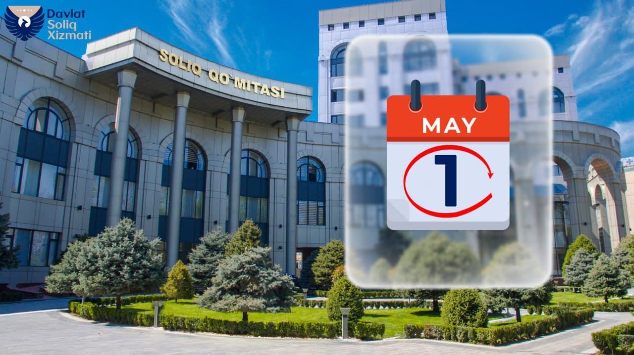 Soliq to‘lovchi – yuridik shaxsning 2026-yil aprel oyi uchun kalendari