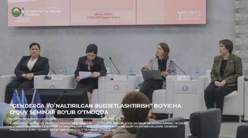 “Genderga yoʻnaltirilgan budjetlashtirish” bo‘yicha o‘quv seminar bo‘lib o‘tmoqda
