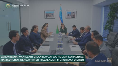 Aspects of expanding cooperation in public procurement discussed with World Bank representatives