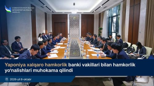 Areas of cooperation were discussed with representatives of the Japan Bank for International Cooperation