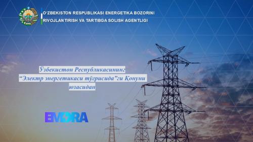 Kecha “Elektr energetikasi to‘g‘risida”gi Qonun (O‘RQ-939-son, 07.08.2024 y.) O‘zbekiston Respublikasi Prezidenti tomonidan imzolandi.