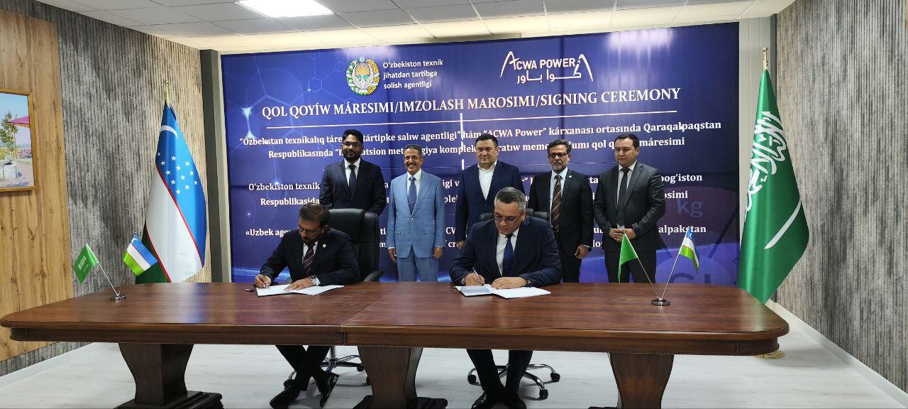 “ACWA Power” kompaniyasi bilan 1,7 million dollarlik investitsiya loyihasi amalga oshiriladi