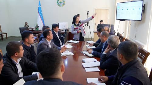 В Самаркандской области проведены общественные слушания по проекту строительства воздушных линий электропередачи