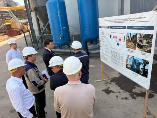 Tashkent Thermal Power Plant reviewed for readiness for the autumn–winter season