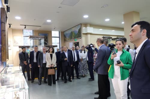 A press tour to the new building of the State Institution ‘Museum of Geology’ was organised