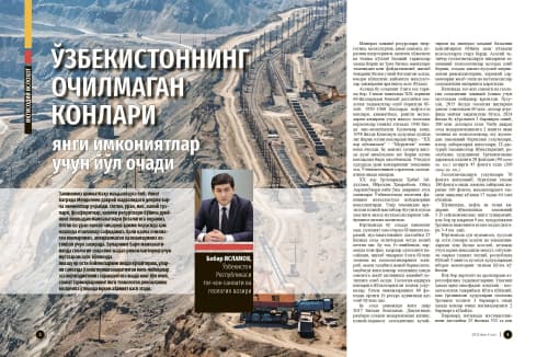 Mineral Resources and the Geological Sector of Uzbekistan: Views and Figures