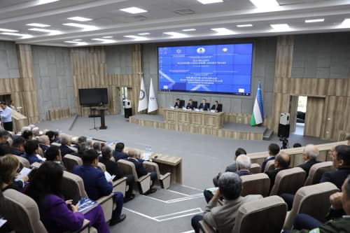 A meeting was held at the Ministry of Mining Industry and Geology with young people from the Bektemir district assigned to the Ministry