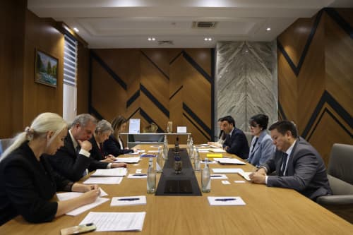 A Meeting Held with the Delegation Led by the Chair of the EITI Board