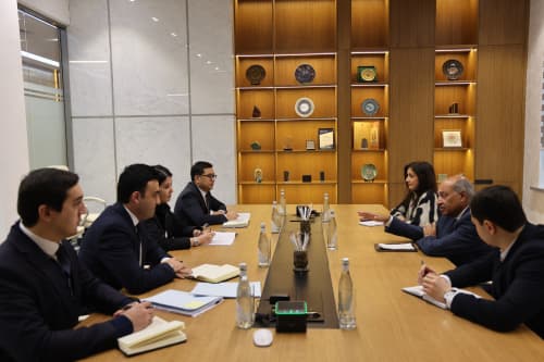 Meeting Held with the Adviser to the President of the Republic of Uzbekistan, Suma Chakrabarti