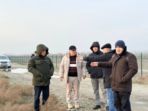 Состояние гидрогеологических научно-исследовательских работ изучено с выездом на место