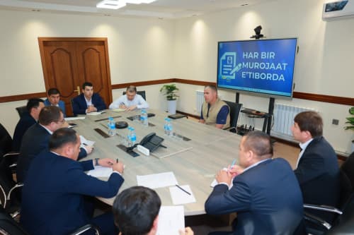 В городе Навои проведен выездной прием