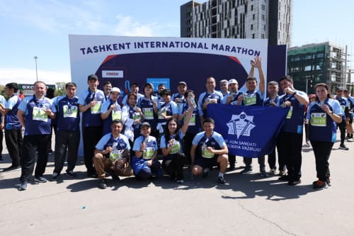 Сотрудники министерства приняли участие в международном соревновании International Tashkent Marathon 2026