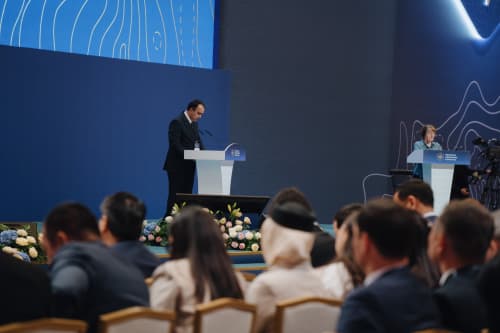 Kon-geologiya vazirligi delegatsiyasi “Geoscience & Exploration Central Asia: Yevrosiyo geologiyasi, resurslari va kelajagi” xalqaro forumining yalpi majlisida ishtirok etdi