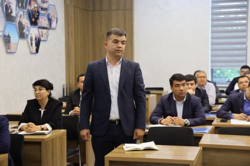 Kon-geologiya vazirligida Hisob palatasining vakili - bosh inspektor jamoaga tanishtirildi