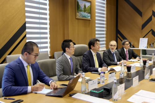 Itochu Coporation ijrochi va operativ direktori boshchiligidagi delegatsiya bilan o‘tkazilgan uchrashuv xususida