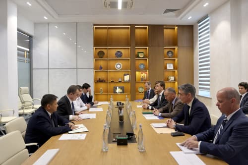 Meeting Held with the EU Ambassador to Uzbekistan and Representatives of WMC Group