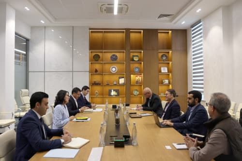 Meeting between representatives of the Ministry of Mining Industry and Geology and the World Bank