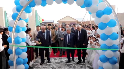 Ellikqala rayonında jańa mektep paydalanıwǵa tapsırıldı
