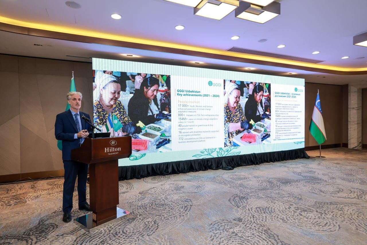 GGGI presented a 5-year strategy for green growth in Uzbekistan