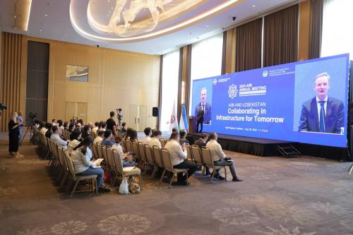 Press Conference Announcing the 9th Annual Meeting of the AIIB Board of Governors in 2024 on the Topic "Creating Sustainable Infrastructure for all"