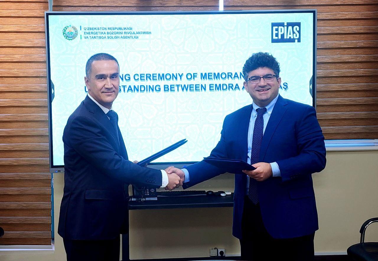 EPİAŞ and EMDRA sign MoU for the development energy markets in Uzbekistan