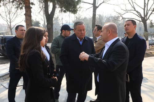 Turkiyalik investorlar Andijon shahrida amalga oshirilayotgan zamonaviy gastronomik ko‘cha loyihasi bilan tanishdi   