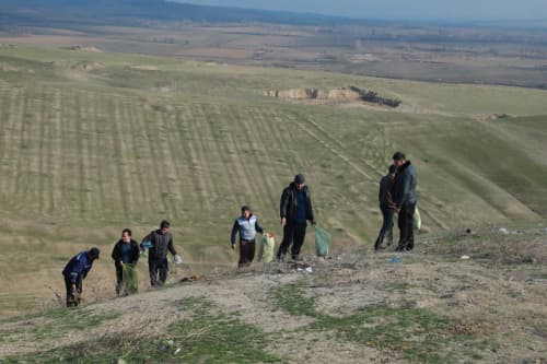 Bobur shahrida plogging aksiyasi o‘tkazildi