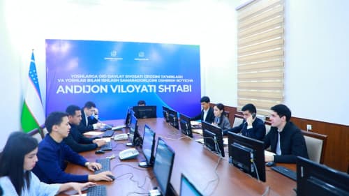 Andijonda  yoshlar shtabi faoliyatini boshladi