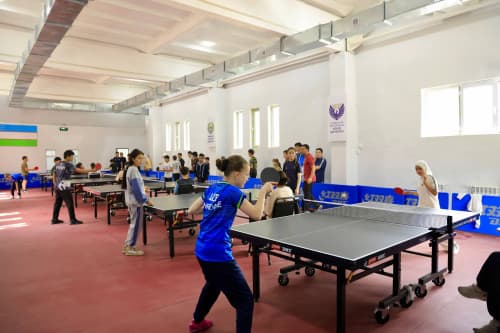 Andijonda yangi stol tennisi sport zali foydalanishga topshirildi