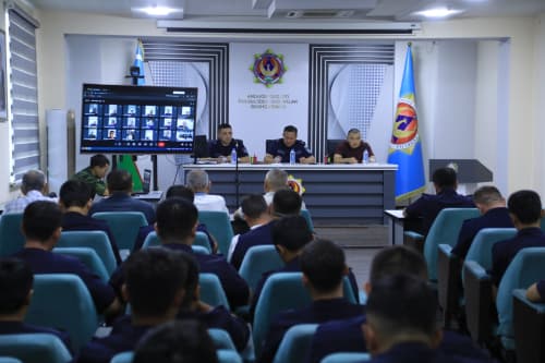 Andijan Regional Emergency Management Department Discusses Anti-Corruption Measures and Safety During Independence Day Celebrations