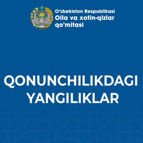 Qonunchilikdagi yangilik