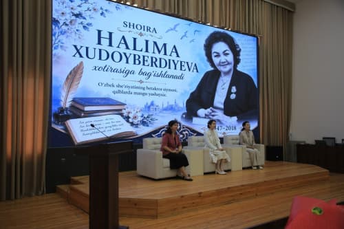 Halima Xudoyberdiyevaning 79 yilligi munosabati bilan davra suhbati bo‘lib o‘tdi
