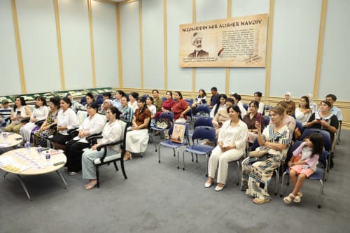 “Kitobxon onalar” loyihasi doirasida Ulug‘bek Hamdamning “Ota” romani taqdimoti o‘tkazildi