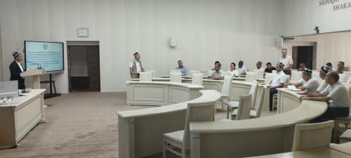 Иқтисодий ўқувлар доирасида вилоят ҳокимлиги ижро интизоми назорат бўлими бошлиғининг ахбороти тингланди 