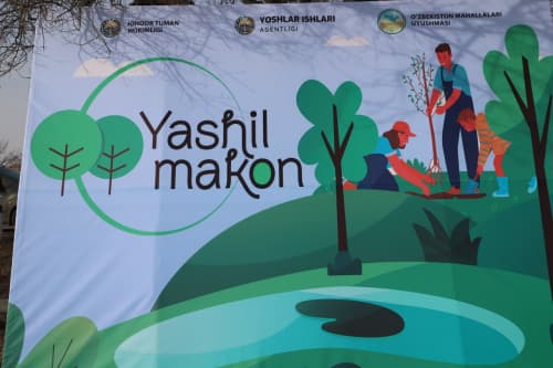 Jondor: “Yashil makon” umumilliy loyihasi doirasida “Mahalla yettiligi bogʻi” tashkil qilinmoqda