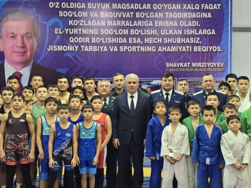Kogon tumanida zamonaviy sport yakkakurashlari zali ochildi