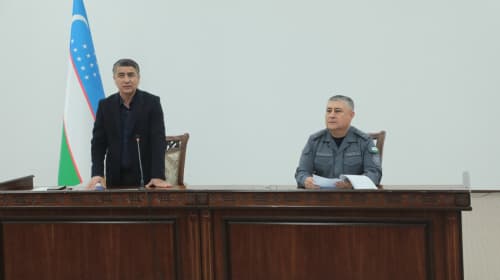 Когон туманида маҳаллалар хавфсизлиги, жиноятчилик ва ҳуқуқбузарликлар олдини олишга доир фаолият муҳокама қилинди 