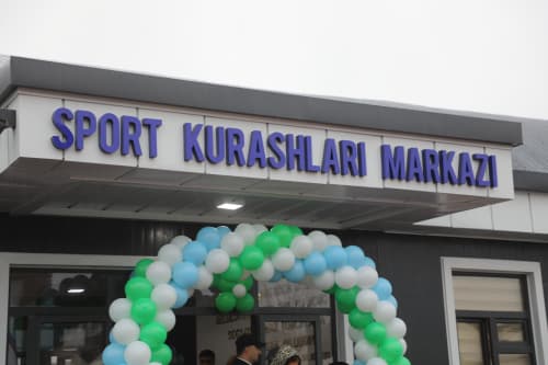 Бухорода замонавий спорт курашлари маркази фойдаланишга топширилди